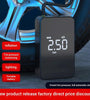 12V 140PSI 6000mAh Wireless Mini Car Tyre Electric Portable Air Pump Digital Tire Inflator Pressure Measurement / Emergency Light / Phone power bank