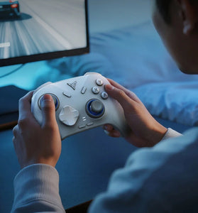 Flydigi Direwolf 4 Tri-mode Wireless Gaming Controller with Forceswitch Lever Trigger Force Adjustment Joysticks Wireless Gamepad Support 6-Axis Gyro 1KHz Polling Rate Vibration Feedback for Windows Android IOS Switch1/2