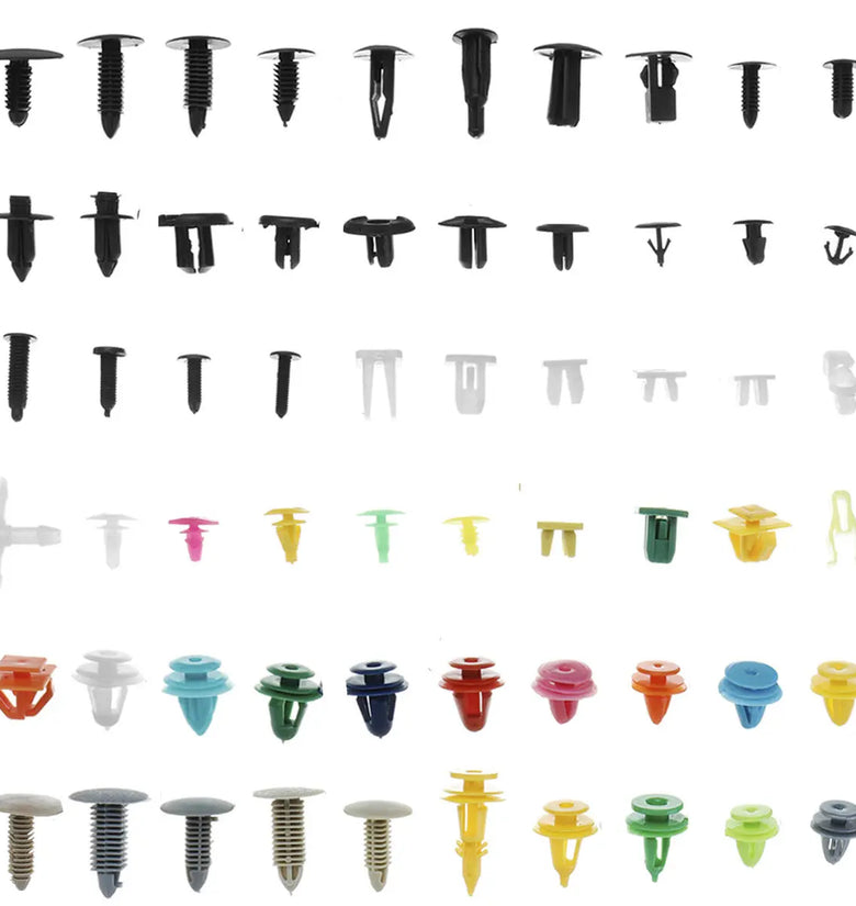 Fastener Clips Rivet Retainer Push Engine Cover 500/800/1000PCS for Car Bumper Fender Door Trim Panel