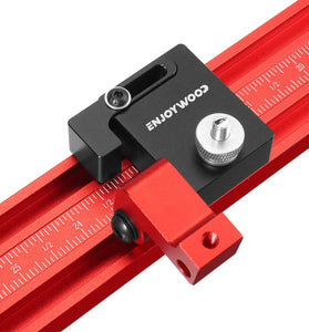 ENJOYWOOD Imperial Extension Guide Rail Woodworking T-track Connector for Track Saw Rail Parallel Guide System