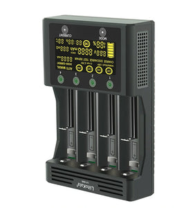 LiitoKala Lii-600 LCD Display Battery Charger For Li-ion 3.7V and NiMH 1.2V Battery Suitable for 18650 26650 21700 26700 AA AAA 12V5A  Battery Smart Charger