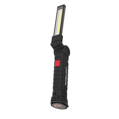 [Built-in 18650 Battery] Bikight COB LED Multi Function Folding Work Light Set USB Rechargeable LED Flashlight Mini Torch USB Cable Car Charger Battery Charger