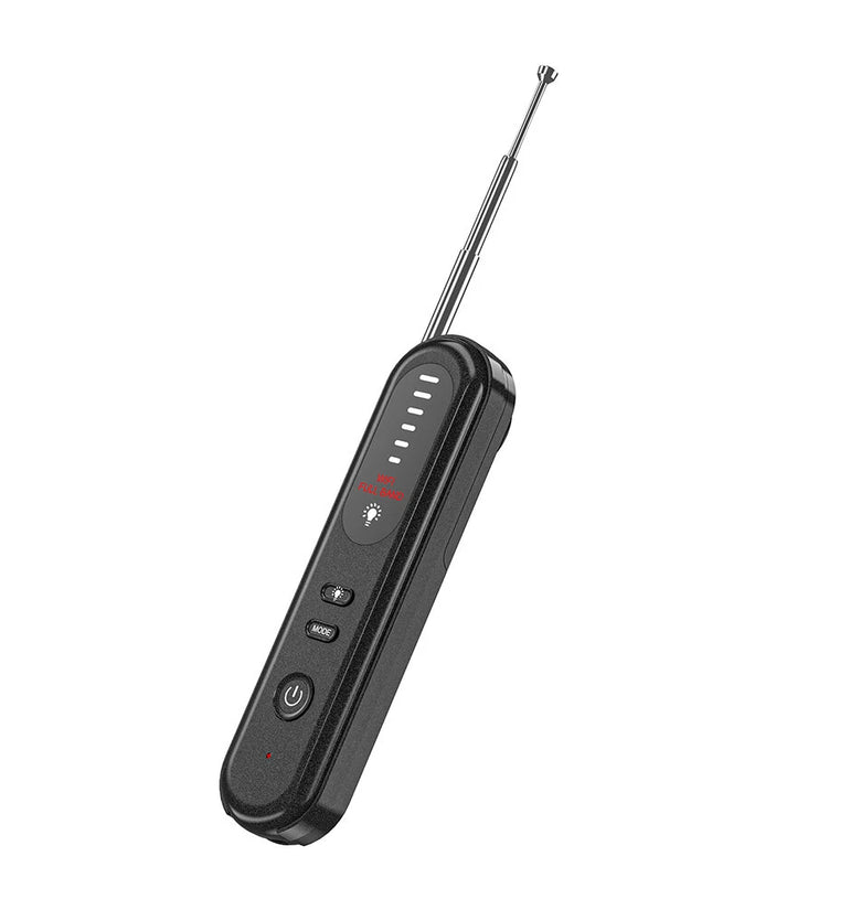 T01 Wireless Detector 5 Gears Adjustable Sensitivity Anti-Spy GPS Car Locator Signal Detection Device 360-Degree Full Range Detection for Hidden Cameras Locators Bugs Accurate GPS