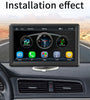 Wireless Carplay AHD 7" Portable Car MP5 Player bluetooth Multimedia Card Slot Reverse Image Android Auto Portable Car Stereo Touch Screen Dashboard