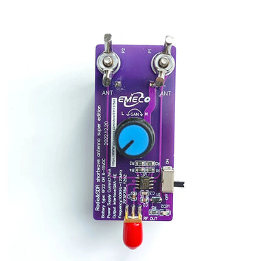 Active SDR Loop Antenna Amplifier 100kHz-120MHz Low-Noise Adjustable Gain for Shortwave Radio