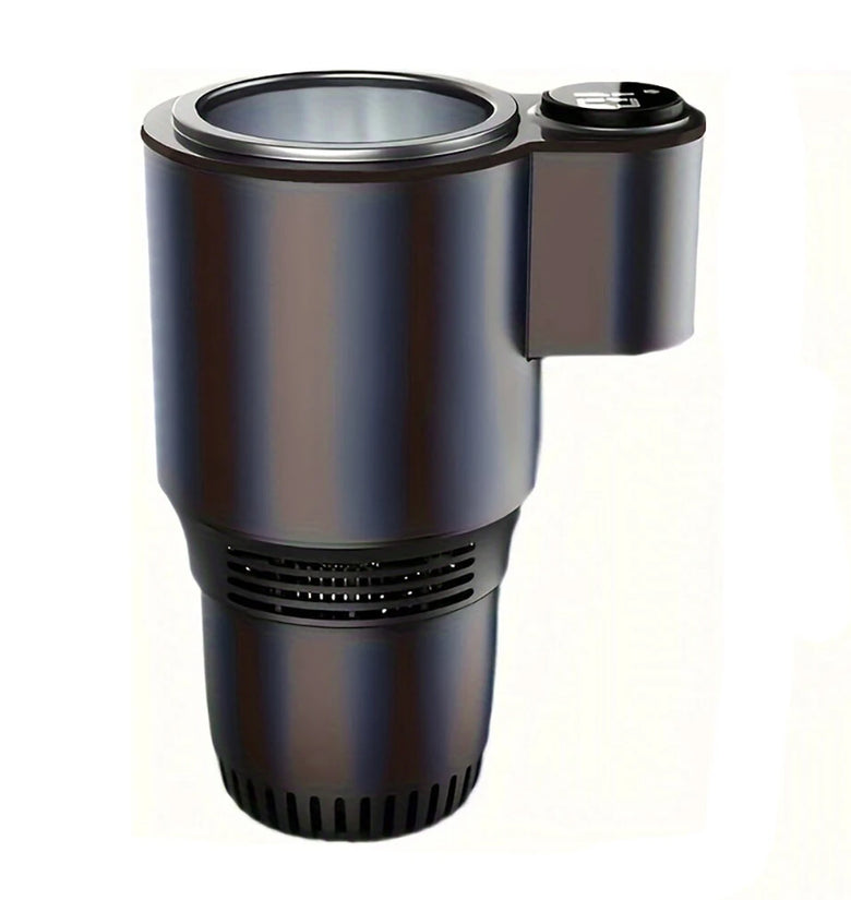 2 In 1 Car Cooling Heating Cup Smart Quick Hot Cold Cup Portable Car Cold Water Cup Holder Car Refrigerator  Beverage Holder