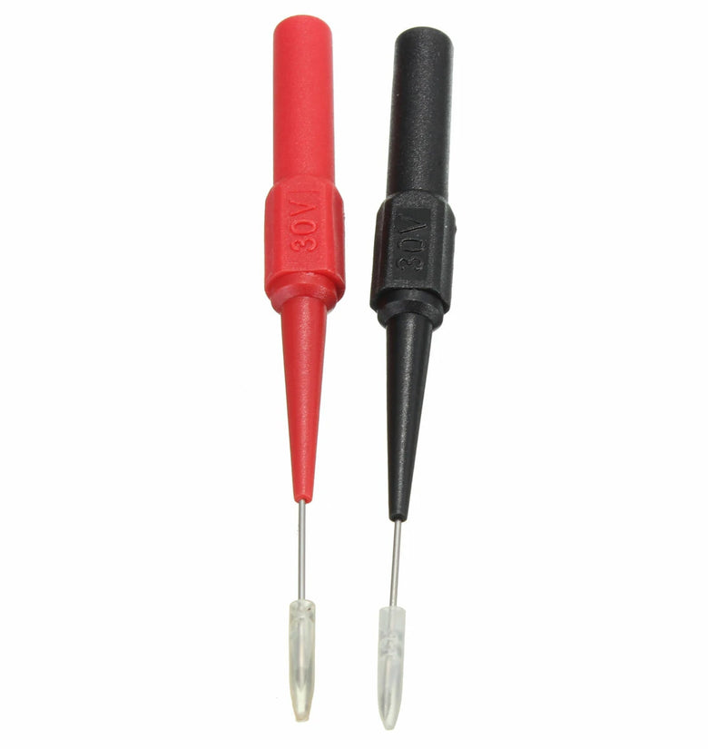 DANIU Insulation Piercing Needle Non-destructive Multimeter Test Probes Red/Black