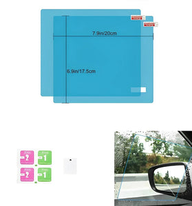 Pair Car Rearview Mirror RainProof Protector Film Waterproof Car Stickers Scratch Resistant Clear Vision