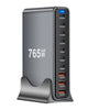 [GaN Tech] Bakeey YMX-765W 765W 10-Port USB PD Charger 3USB-A+7USB-C PD QC Fast Charging Desktop Charging Station EU Plug US Plug for iPhone 16 16 Pro 15 Pro Max 14 13 12 for Xiaomi 15Pro for Huawei Pura X
