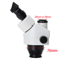 Trinocular Head 3.5X-100X Simul Focal Continuous Zoom Stereo Microscope WF10X/22mm Eyepiece For Phone PCB CPU Soldering Repair