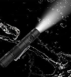 TUNENGE S21 880LM 200M Mini Clip Flashlight with Battery & Diffuser Magenetic Tail Rechargeable Tacitical Switch Pen-shape LED Torch 14500/AA Battery EDC Flashlight for Hiking Camping Outdoor Emergency