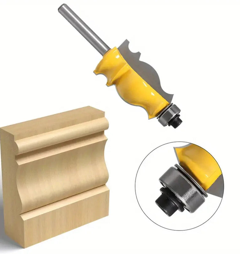 8mm Shank Cemented Carbide Router Bit Woodworking Carving Cutter Set 8mm Shank and Carbide Tips Ideal for DIY and Professional Projects