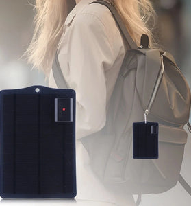 3.5W 5V Solar Panel Charger USB Output Monocrystalline Silicon High Efficiency Waterproof Portable for Outdoor Emergency and Charging Electronic Devices