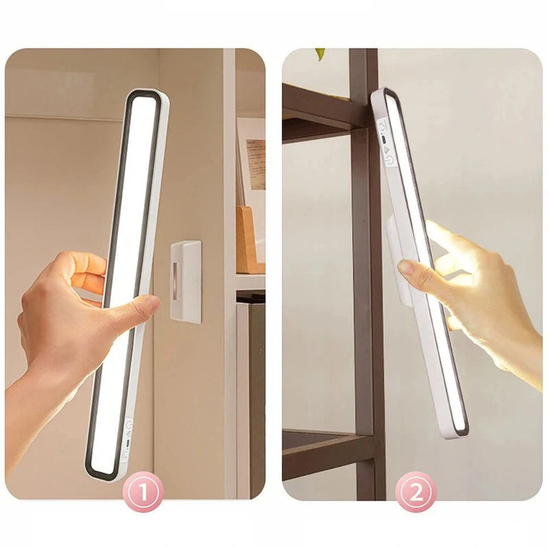 USB Rechargeable LED Desk Lamp Stepless Dimming Table Light Magnetic Hanging Lamp Bedroom Bedside Reading Table Lamps