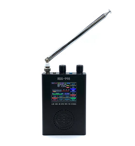 Digital Shortwave Radio SSB USB LSB CW Reception 5000mAh Battery 2W Speaker FM MW SW LW BFO Spectrum Display with Colors Touch Screen