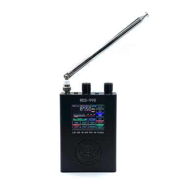 Digital Shortwave Radio SSB USB LSB CW Reception 5000mAh Battery 2W Speaker FM MW SW LW BFO Spectrum Display with Colors Touch Screen