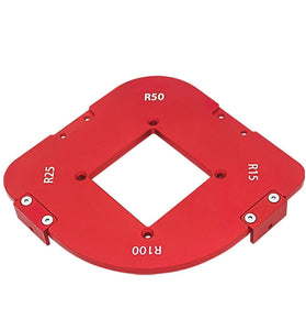 Woodworking Router Round Corner Radius Template Router Table Corner Radius Jig Wooden Board Arc Cutting Auxiliary Tool DIY Template