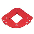 Woodworking Router Round Corner Radius Template Router Table Corner Radius Jig Wooden Board Arc Cutting Auxiliary Tool DIY Template