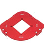 Woodworking Router Round Corner Radius Template Router Table Corner Radius Jig Wooden Board Arc Cutting Auxiliary Tool DIY Template
