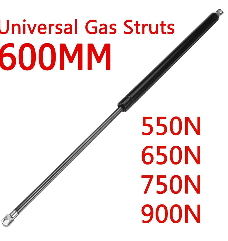 600mm Universal Car Gas Struts Spring 550N 650N 750N 900N Trunk Tailgate Bonnet Hood
