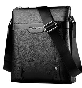 WEIXIER Men Classic Shoulder Bag Business Casual Bag Mens Backpack Messenger Bag Large Capacity Satchel bag