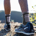 YUEDGE 5 Pairs Sports Casual Socks Elastic Thickened Winter Cotton Socks Sweat-absorbent Anti-odor Mid-calf Socks, Multi-color Combination Set of Men's Socks