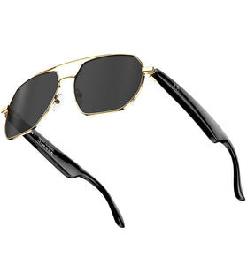 W100C bluetooth AI Translator Smart Glasses Real-Time 163 Languages Translation IP67 Waterproof UV400 Protection ChatGPT 4.0 Touch Control ENC Noise Cancellation Sports Sunglasses