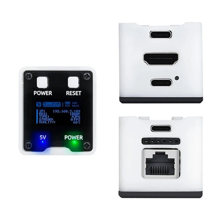 Sipeed NanoKVM PiKVM Mini Remote Control Server 1080P 60fps RISC-V USB OLED Display Development Board