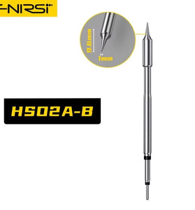 FNIRSI HS-02A Series Soldering Iron Tip Replacement Kit Stainless Steel Solder Heads For HS-02 Electric Soldering Iron