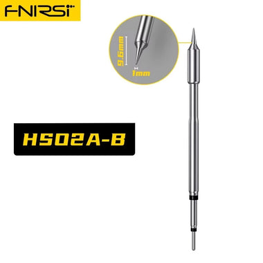 FNIRSI HS-02A Series Soldering Iron Tip Replacement Kit Stainless Steel Solder Heads For HS-02 Electric Soldering Iron