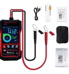 TOOLTOP Intelligent Battery Tester 3.2 Inch Color Screen 12.0V 24.0V Battery Intelligent Selection Support Battery Tester
