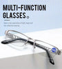 1 Pair Half Frame Anti-blue light HD Reading Glasses Business Style Men's Presbyopia Eyewear Glasses