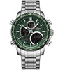 NAVIFORCE Multi-function Men Watch Night Light Waterproof Quartz Watch Timepiece Chronograph Date Sport Watch for Male