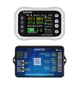 JUNCTEK Bluetooth Battery Monitor KH110F KH140F KH160F Voltage And Current Tester Capacity Indicator VA Battery Gauge