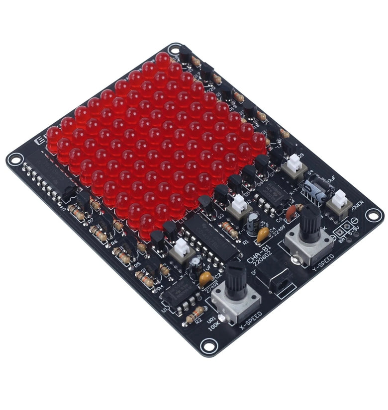 DC5V-9V LED Chaserr DIY Kit LED Tracking Light DIY Parts Electronic Production Kit