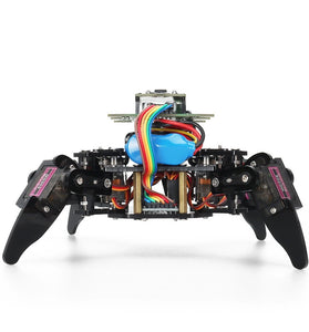 Tscinbuny Quadruped Robot Kit ESP8266 Wifi For Programmable Automation Kit with APP Control Batteries pack Manual