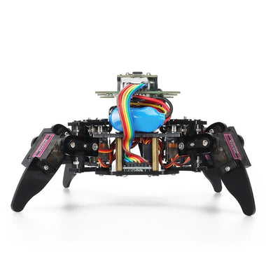 Tscinbuny Quadruped Robot Kit ESP8266 Wifi For Programmable Automation Kit with APP Control Batteries pack Manual