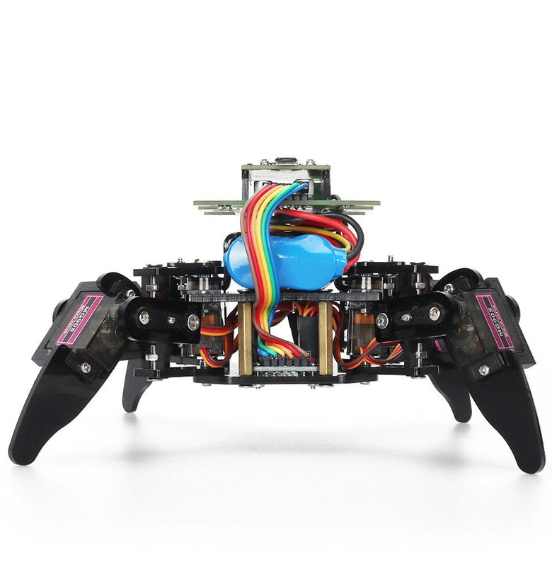 Tscinbuny Quadruped Robot Kit ESP8266 Wifi For Programmable Automation Kit with APP Control Batteries pack Manual