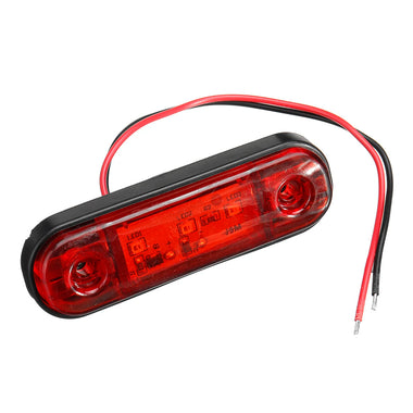 LED Side Marker Indicator Light Waterproof For 12V 24V Trailer Truck Bus Lorry Van