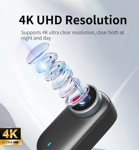 M11 Action Camera 4K WiFi HD Recorder 1/3 inch Sensor Thumb Camera with 1.47Inch Display Magnetic Design Wide Angle Lens