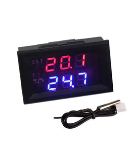 DC 12V LED Digital Thermostat Temperature Control Electronic Thermometer Thermo Controller Switch Module NTC Smart Temp Sensor