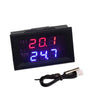 DC 12V LED Digital Thermostat Temperature Control Electronic Thermometer Thermo Controller Switch Module NTC Smart Temp Sensor