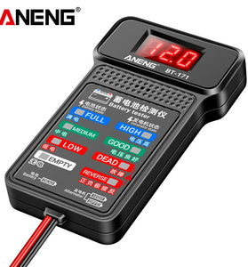 ANENG BT-171 Battery Tester 12V LCD Digital Auto Battery Analyzer Charging Cranking System Tester Car Battery Checker Diagnostic Tool