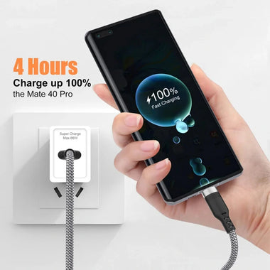 MC-S017 6A USB-A to Type-C Braided Extension Cable Fast Charging Data Transmission Copper Core Line 1M/1.5M/2M/3M/5M/8M Long for iPhone 15 15 Plus for Huawei Pura 70 Ultra for Xiaomi Civi 4 Pro for Samsung Galaxy S24