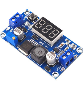AOQDQDQD A05 DC-DC Boost Module with Digital Voltage Display LM2577 Circuit Board and 3A Output