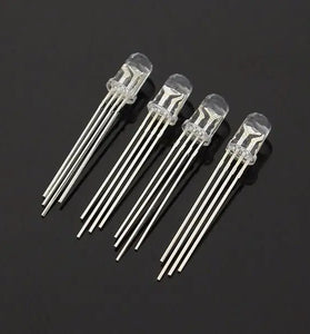 250pcs LED RGB Common Cathode 4-Pin F5 5MM Diode