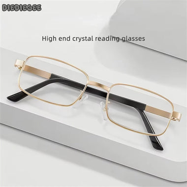 HD Anti-glare Reading Glasses for Men Women Scratch-resistant Comfy Crystal Presbyopia Glasses
