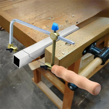 RUITOOL Coping Saw Metal Hand Saw Fast Cutting Non-slip Hacksaw with Saw Blades Replacement For Woodworking Jewelry Plastic Metal Wood Cutting Crafts Making