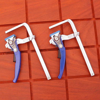 160x60mm Quick Release Ratchet Dovetail Clamp F Clamp Woodworking Clamping Tool for Joinery Work for 14-Degree by 1/2" Dovetail Tracks