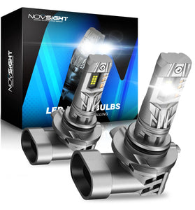 NOVSIGHT A500-N63 2PCS 6500K Car LED Headlight Bulbs 20000LM/Pair Cool White IP68 Waterproof LED Headlamp
